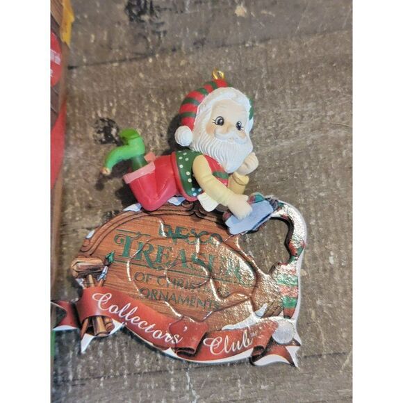 Enesco you're the perfect fit 1995 ornament Xmas Decor Santa Claus - Picture 2 of 4